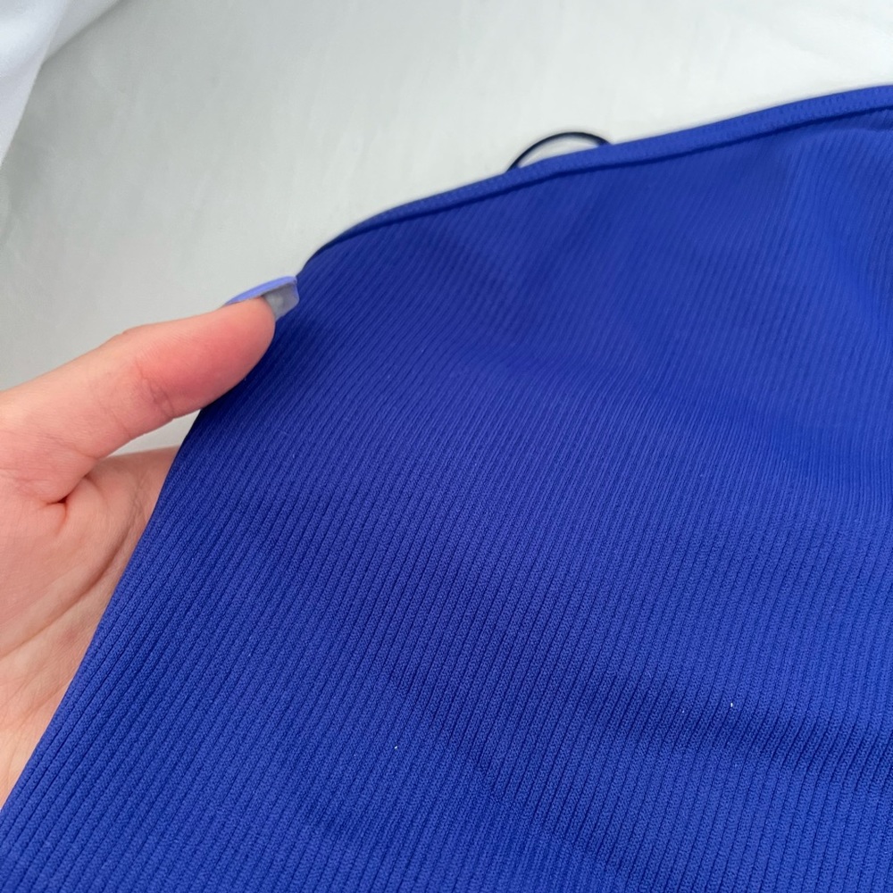 Blue Crop Top - Picture 3 of 4